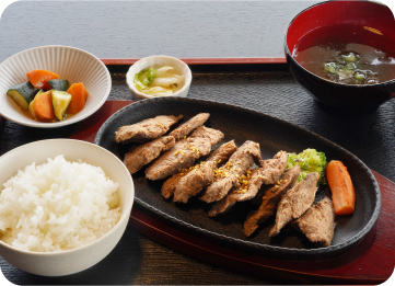 牛ハラミステーキ定食