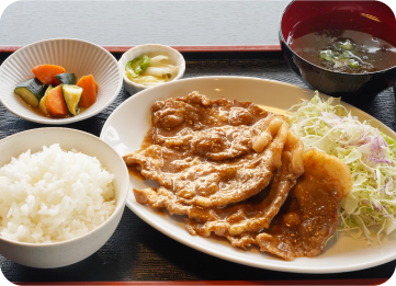 よしやす風しょうが焼き定食