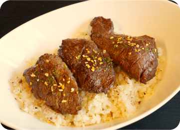 ガーリック牛ライス