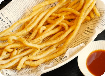 スパイスロングポテト