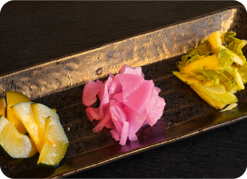 漬物盛り合わせ