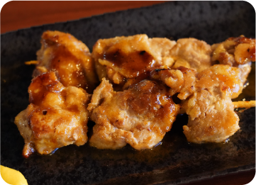 よしやすたれ鶏串2本