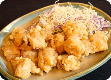 塩ほるもん唐揚げ